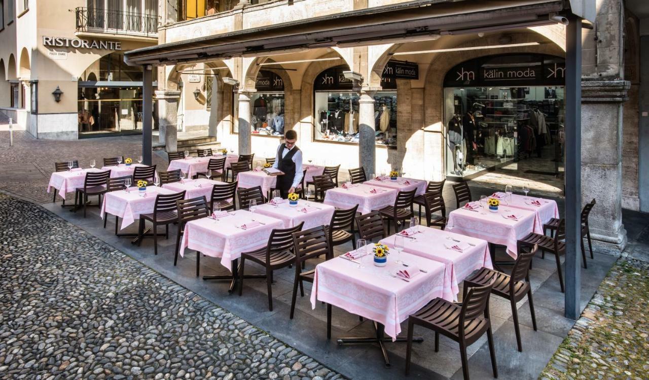Residenze Dell'Angelo Hotel Locarno Bagian luar foto