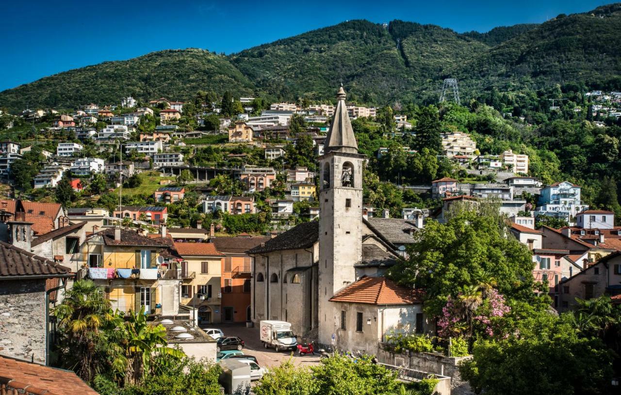 Residenze Dell'Angelo Hotel Locarno Bagian luar foto