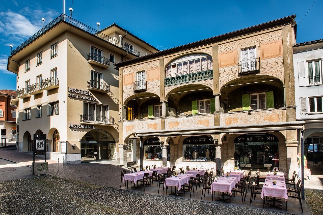 Residenze Dell'Angelo Hotel Locarno Bagian luar foto